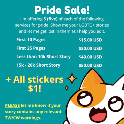 Pride editing sale