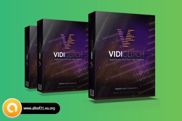 Vidiglitch FE - Template Video Powerpoint