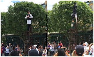 disney france epcot street performer