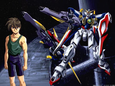 gundam wing wallpaper. Heero Yuy anime series in Gundam wing