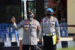 Sudah Bekerja Maksimal Sehingga Terciptanya  Harkamtibmas, Kapolres Bima Kota Ucapkan Terimakasih Kepada Personil