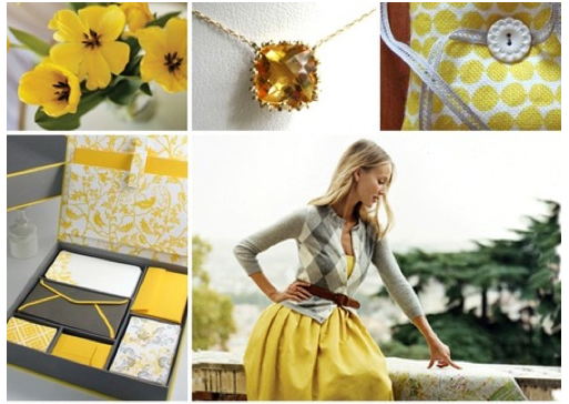 My Stunning Wedding for Less Trend alert Grey and yellow