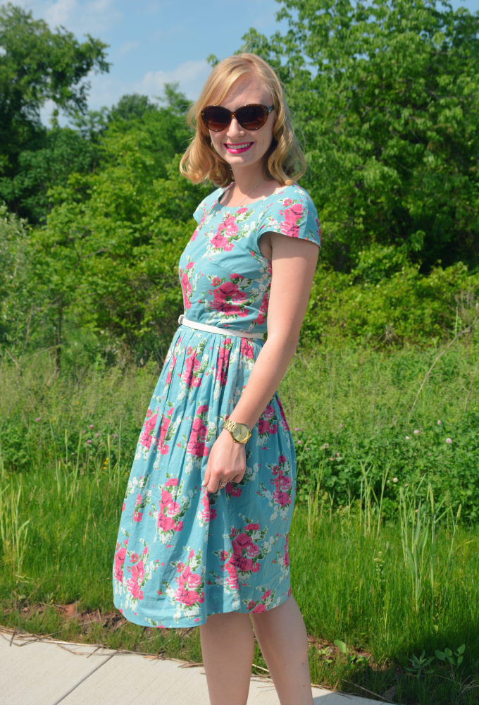 My Favorite Floral Summer Dress | Organized Mess