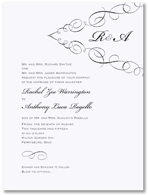 Diamond wedding invitations