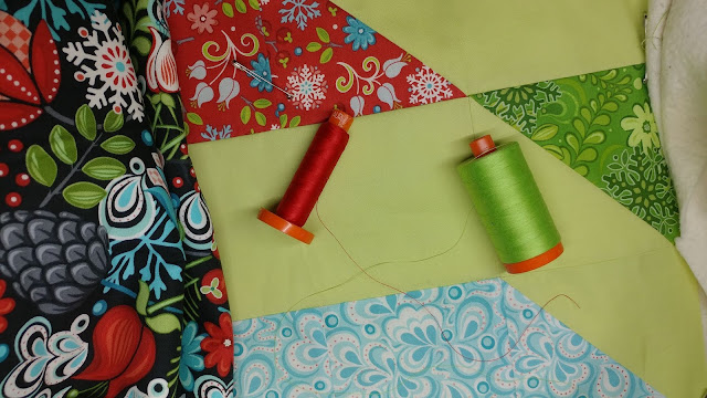 Choosing between two Aurifil thread colors