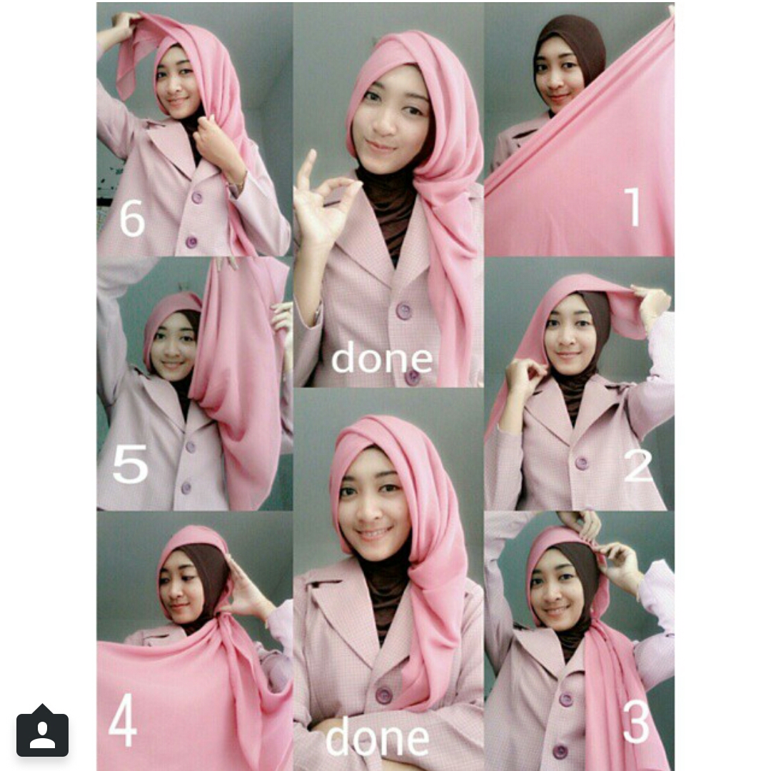 28 Gambar Menarik Tutorial Hijab Layer Segi Empat Gratis Tutorial