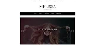 melissa blogger template