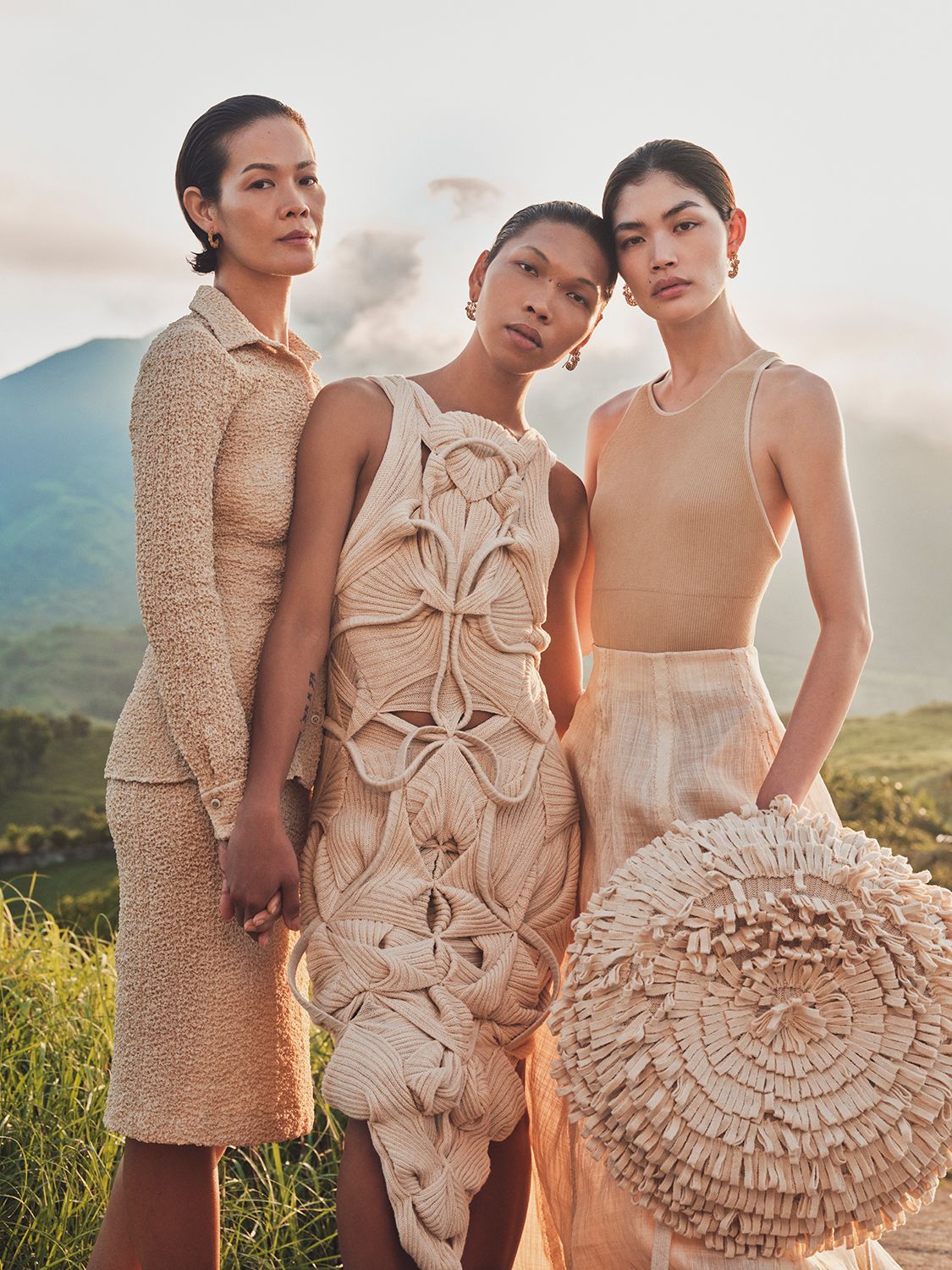 Jo Ann Bitagcol, Lukresia & Rina Fukushi in Vogue Philippines September 2023 by Sharif Hamza