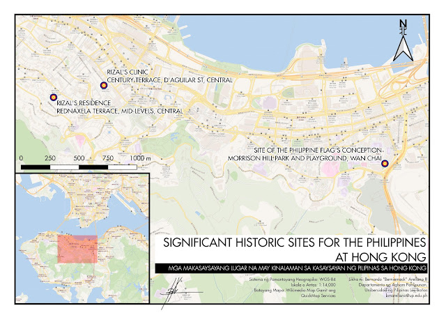 Map of Historic Sites Significant to Philippine History
