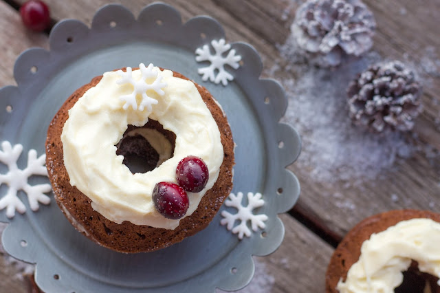 Gewürzkuchen Gugel mit Frischkäse-Frosting