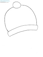 bonnet d'hiver à imprimer dessin bonnet à imprimer bonnet d'hiver à découper et à peindre