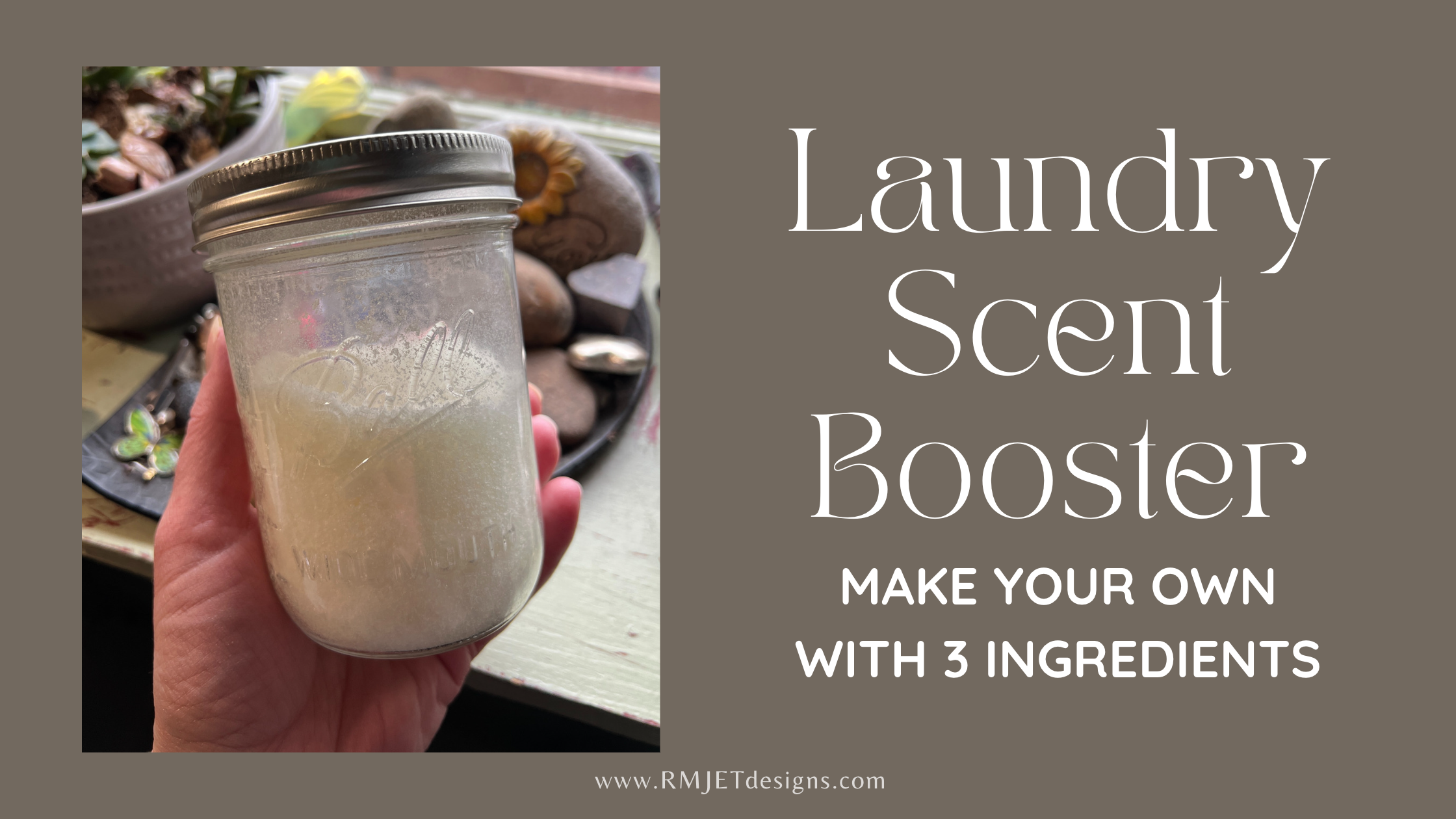 Laundry Scent Booster - Make Your Own with 3 Ingredients By RMJETdesigns