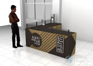 Desain Interior Minibar Cafe