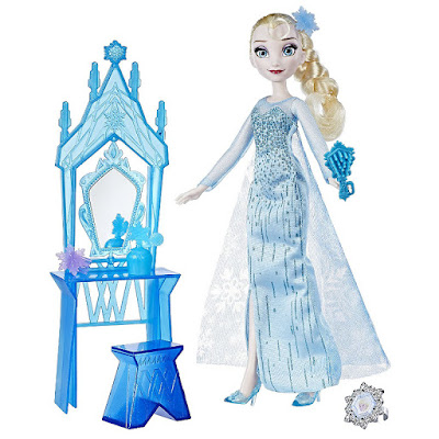 DISNEY Frozen - Tocador día de la coronación : Muñeca Elsa | Hasbro 2017 | JUGUETE contenido