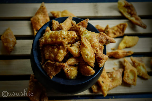 Teatime snacks, homemade snacks,evening snacks, Bengali syle snacks, veg snacks, Kucho Nimki, Namak PAre, Bijoyar khabar, Benhgali style snacks, home made snacks, shadesofcooking