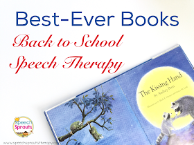 Welcome your speech therapy students back to school with The Kissing Hand and a sweet treat too! Freebie and book companion for this beloved story. www.speechsproutstherapy.com