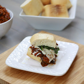 Eggplant Caponata Sandwiches | The Sweets Life