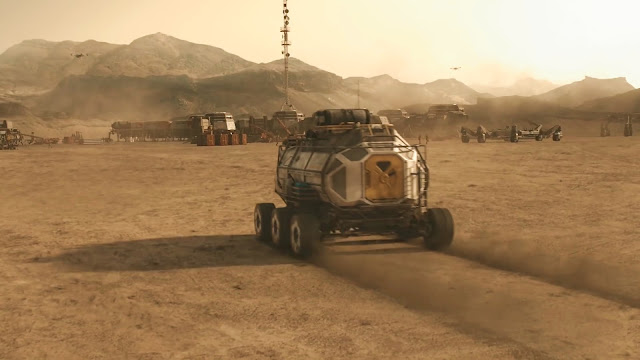 Human base and rover - image from Season 2 of NatGeo MARS TV series