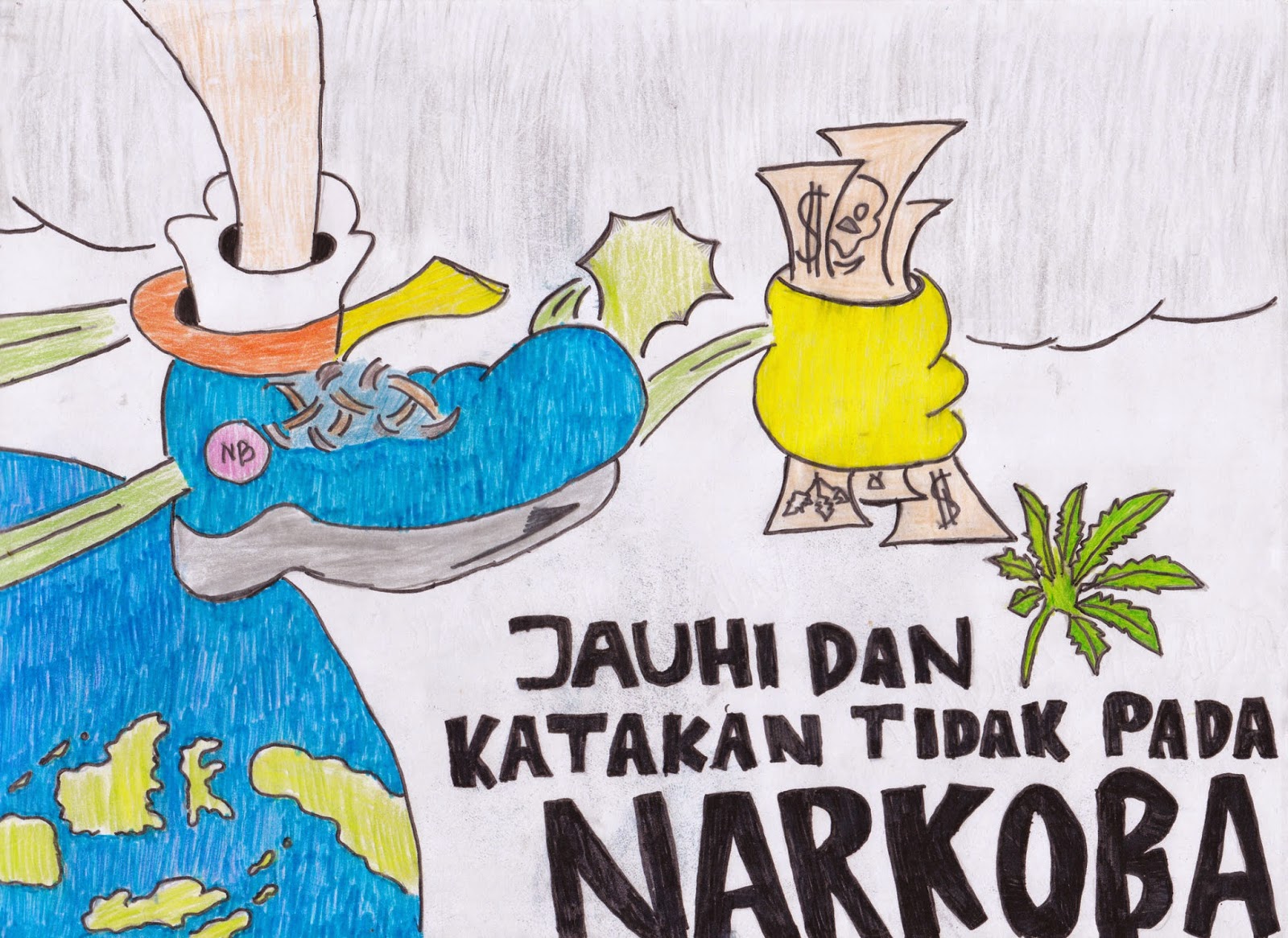 Irwan17blog Lomba Poster  Uks  Tahap 1 Siswa Sman 1 Bunut Hilir