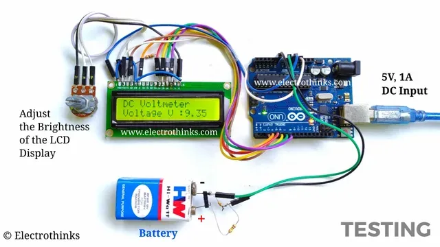 Arduino based Digital DC Voltmeter Testing