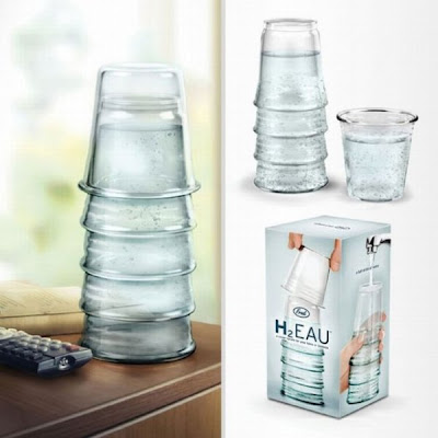 creative water glasses