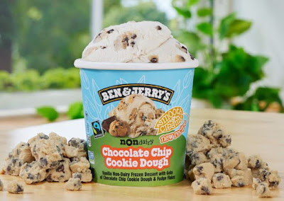 Ben & Jerry's Chocolate Chip Cookie Dough Non-Dairy frozen dessert with new oat base.