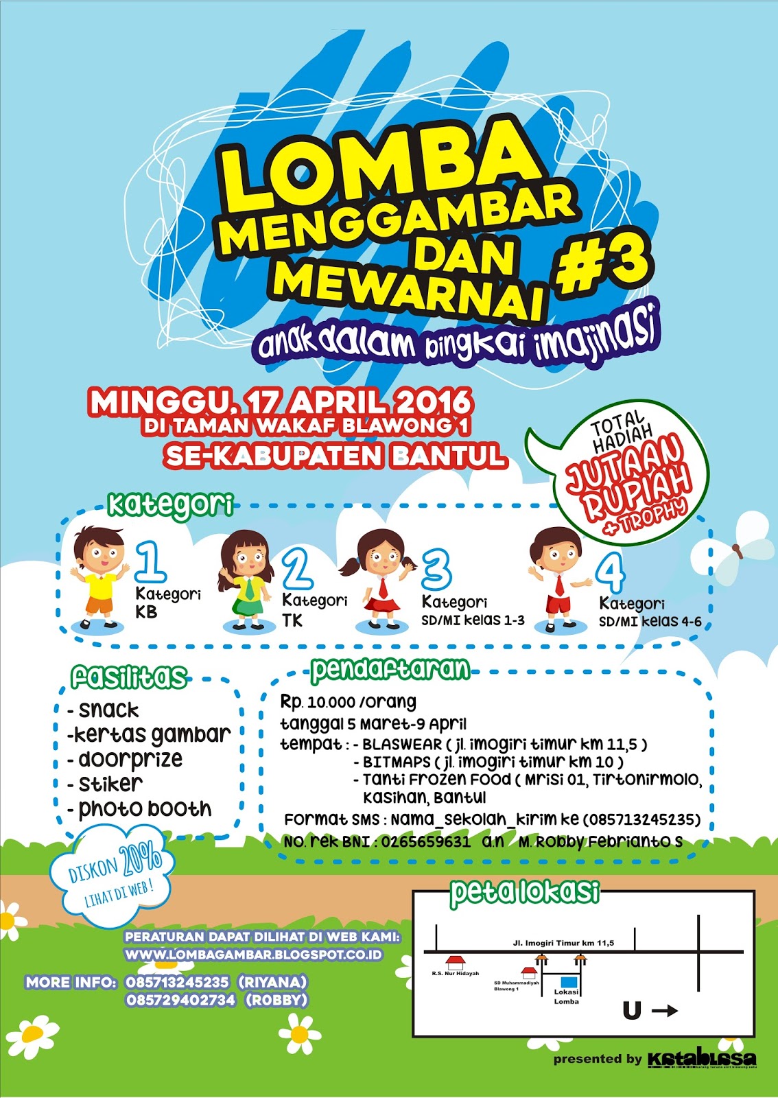 LOMBA MENGGAMBAR DAN MEWARNAI: Pamflet Lomba Gambar dan 