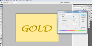 Cara Membuat Text Effect Gold