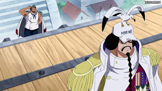 ワンピースアニメ 頂上戦争編 468話 センゴク | ONE PIECE Episode 468