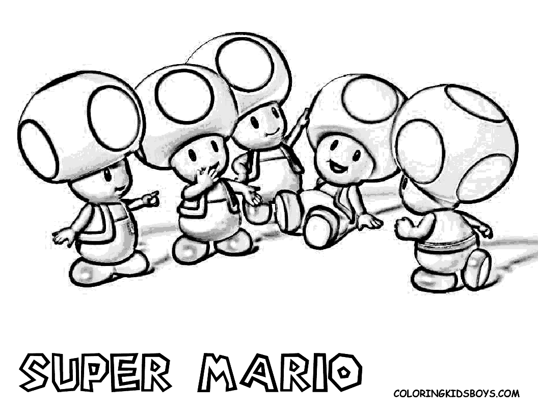 Super Mario Coloring Pages 15