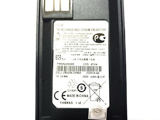 Baterai HT Handy Talky Motorola CP1660 CP1300 C1200 C2660 PMNN4080AR 2600mAh Plus Beltclip