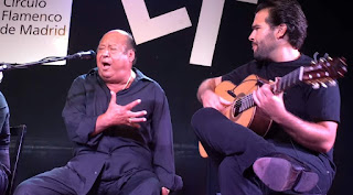 Manuel Moneo y Miguel Salado en el Círculo Flamenco de Madrid, una de las peñas flamencas como Dios manda.