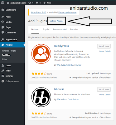Cara Manual Instal Plugin Wordpress