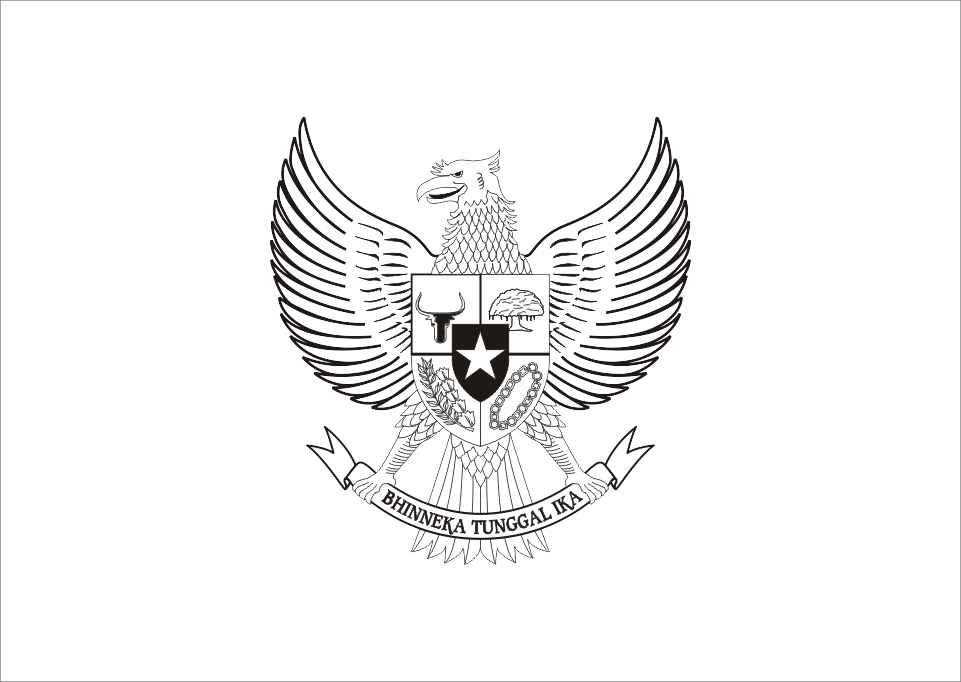 Logo Garuda Pancasila Hitam Putih Vector - Free Logo ...