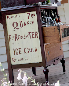 Dresser Converted to Patio Bar, Bliss-Ranch.com