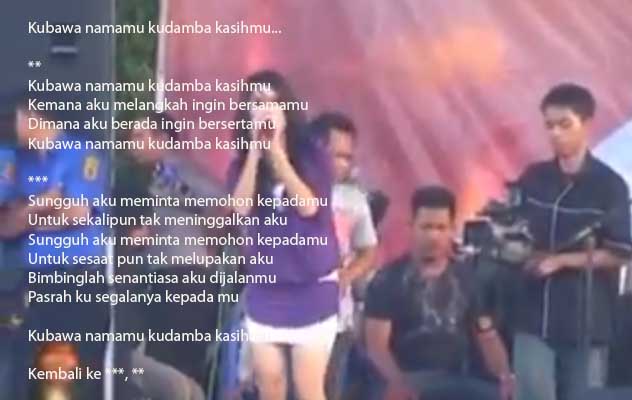 lirik lagu mendamba rena kdi 