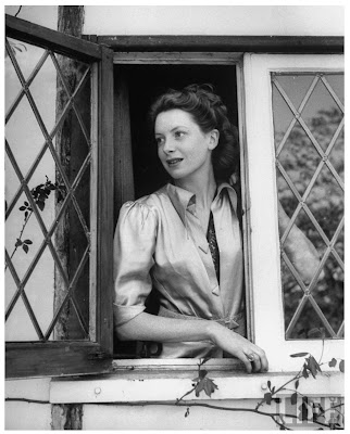 Deborah Kerr through a window 1947 What a great archive