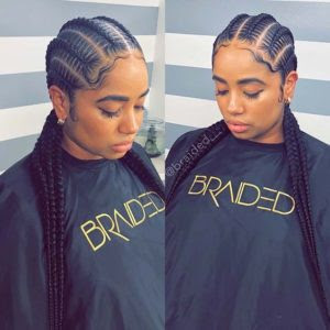 46 Gorgeous Ghana Stitch Braids styles Ponytail For African American Women