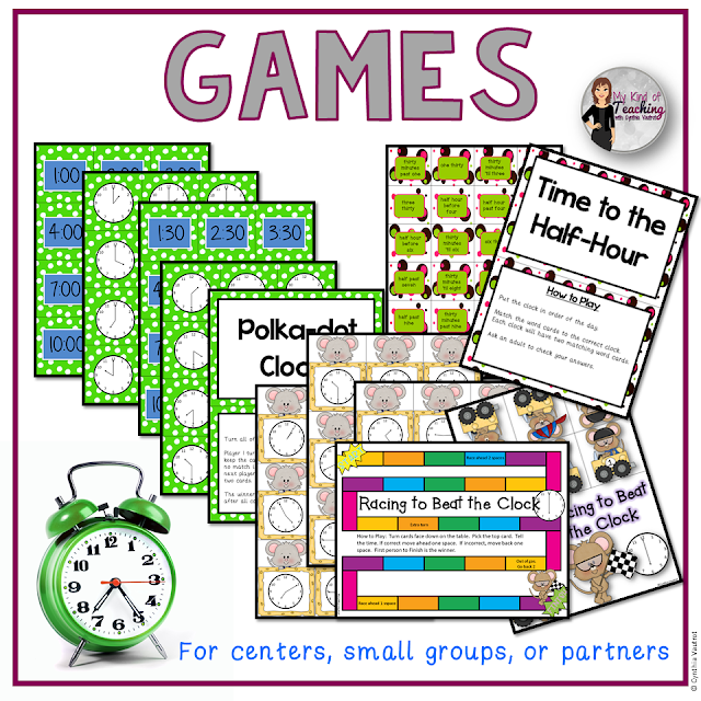 Games for centers, small groups, or partners