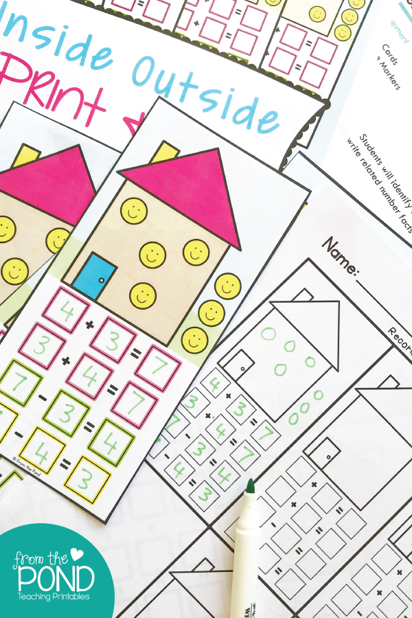 Subtraction and Addition Related Facts