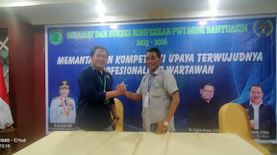 Kurnaidi Terpilih Sebagai Ketua PWI Muba Periode 2023 - 2026