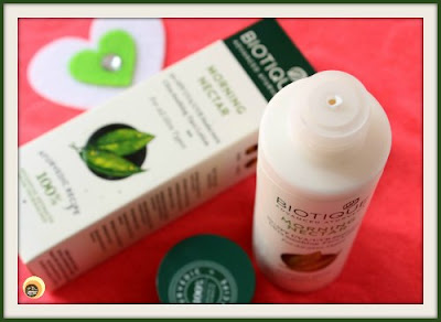 Biotique Morning Nectar Ultra Soothing Face lotion Review SPF 30 + UVA/UVB, NBAM blog