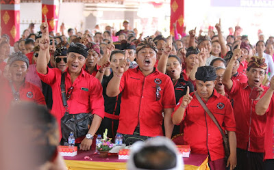 Kecamatan Ubud Komitmen Sapu Bersih Suara untuk Koster-Tjok Oka dan AMAN