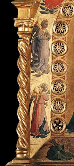 Imagen: Virgen de la Estrella, detalle lateral. Fra Angelico.