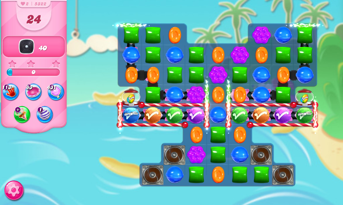 Candy Crush Saga level 5322