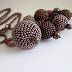 Copper Beaded Bead Necklace