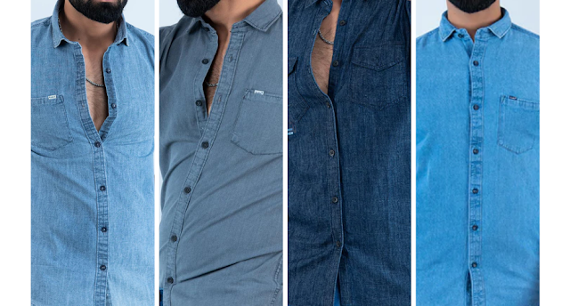 Denim shirts