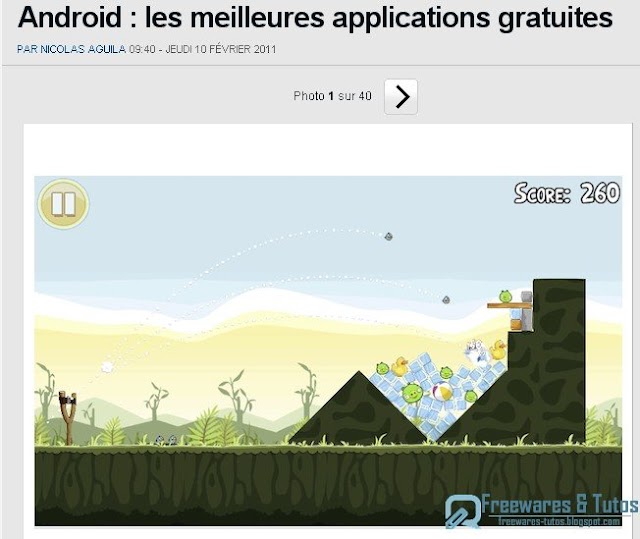 Le site du jour : les meilleures applications gratuites pour Android