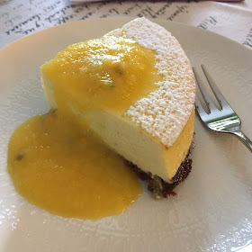 Kokos-Cheesecake, Cheesecake, Mangopüree