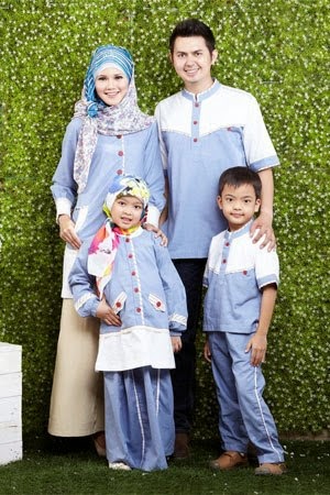 10 Baju Muslim Couple Ayah Ibu dan Anak Terbaru